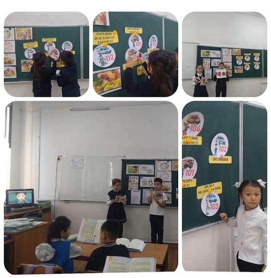 2 "А" сыныбында "Дұрыс тамақтану - денсаулық кепілі", " Төтенше жағдай кезде жедел қызметтерге қоңырау шалу скриптері" тақырыбында тәрбие сағаты өткізілді.