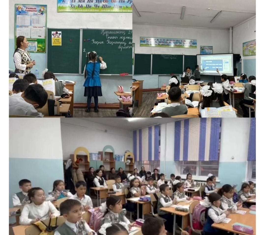 Жас мамандар" мектебіне арналған кезекті "Жұмадағы жүздесу" 2024 жылдың қараша айында ашық алаңда бастауыш сынып мұғалімі, жас маман Амирова Элмира Кенжеғалиқызы ашық сабақ өткізді