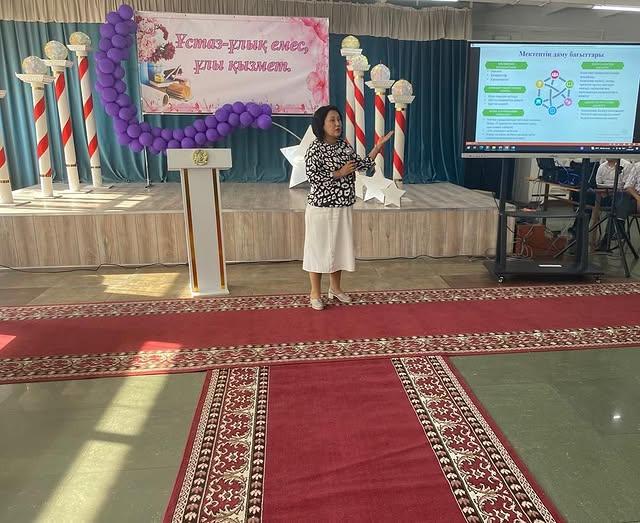 27-тамыз 2025 жылы №8 мектеп-кешенінде “Білім беру ұйымының 2025-2026 оқу жылындағы білім беру саясаты мен басымдықтары тақырыбында №1-педагогикалық кеңес өтті.